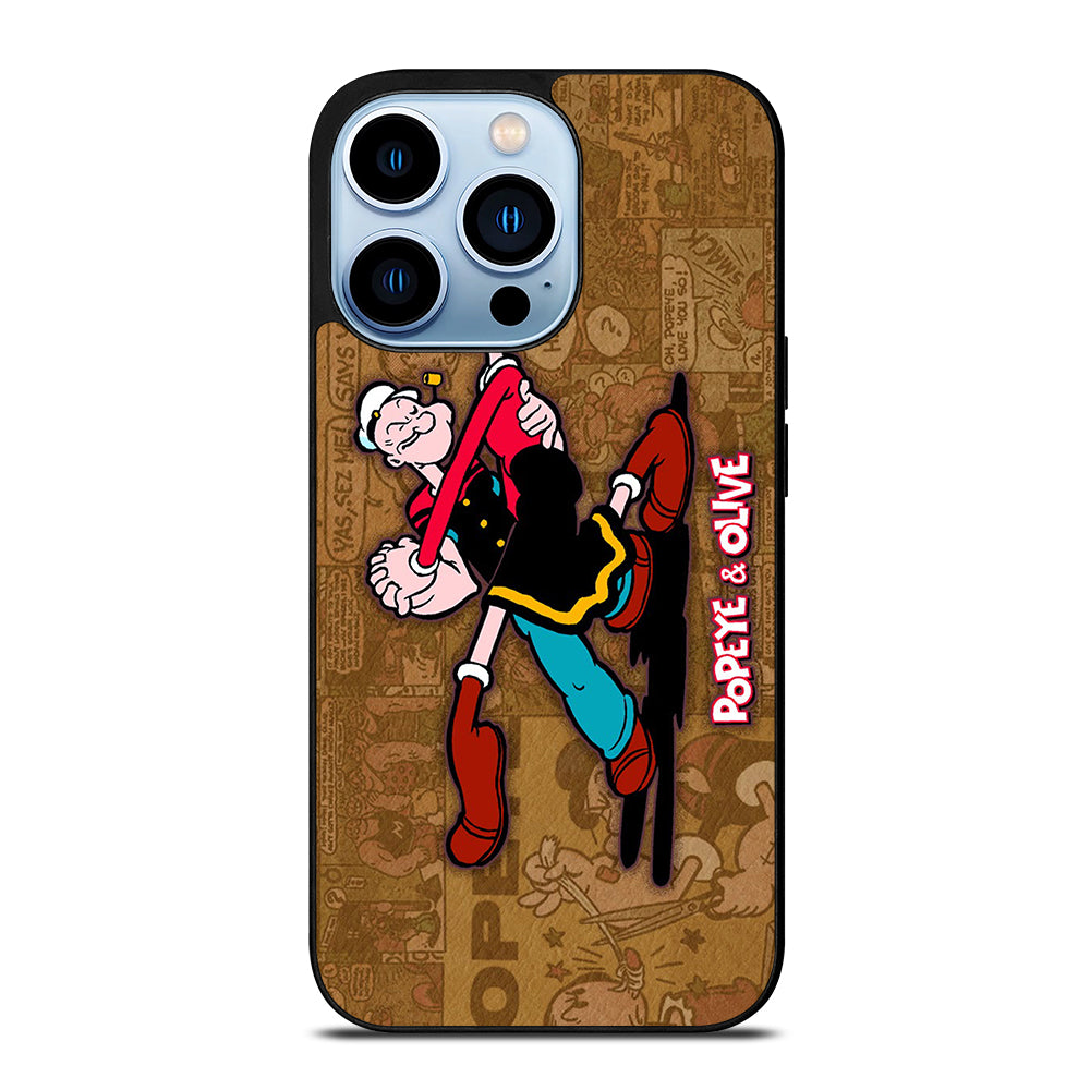 POPEYE AND OLIVE CARTOON iPhone 13 Pro Max Case Cover