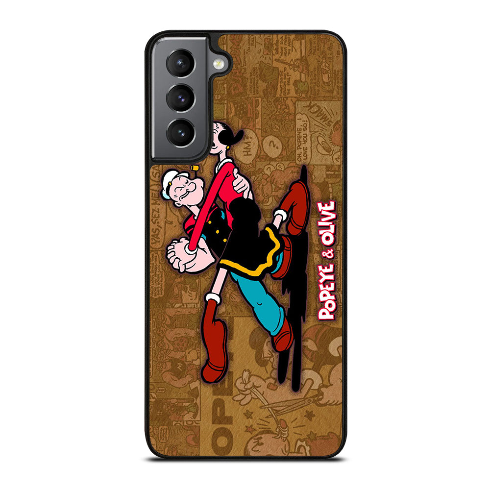 POPEYE AND OLIVE CARTOON Samsung Galaxy S21 Plus Case Cover