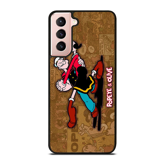 POPEYE AND OLIVE CARTOON Samsung Galaxy S21 Case Cover