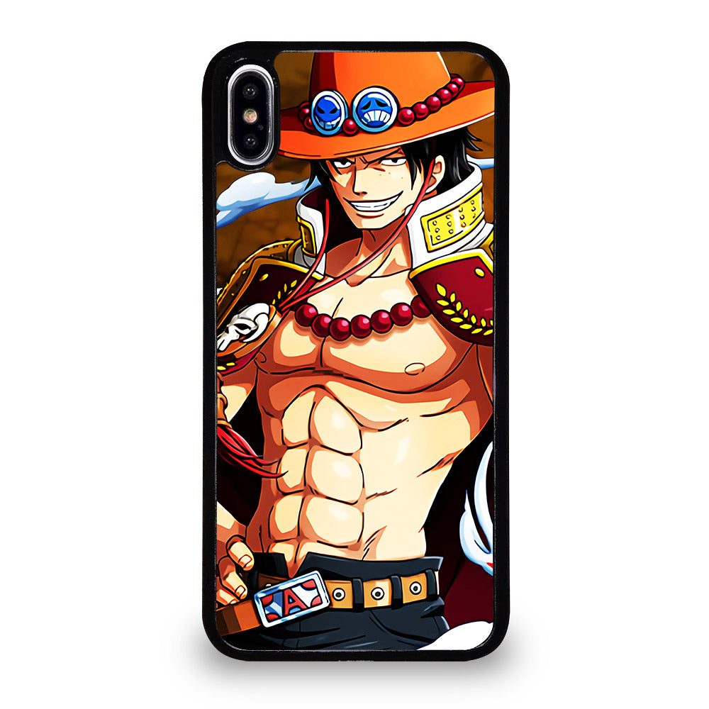 PORTGAS D ACE ONE PIECE ANIME iPhone XS Max Case Cover