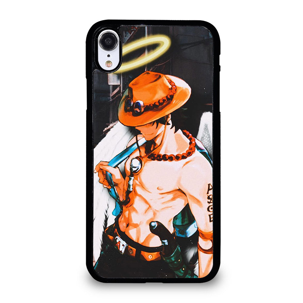 PORTGAS D ACE R.I.P ONE PIECE iPhone XR Case Cover