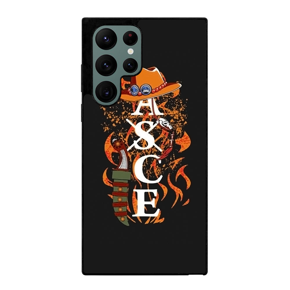 PORTGAS D ACE TATTOO ONE PIECE Samsung Galaxy S22 Ultra Case Cover
