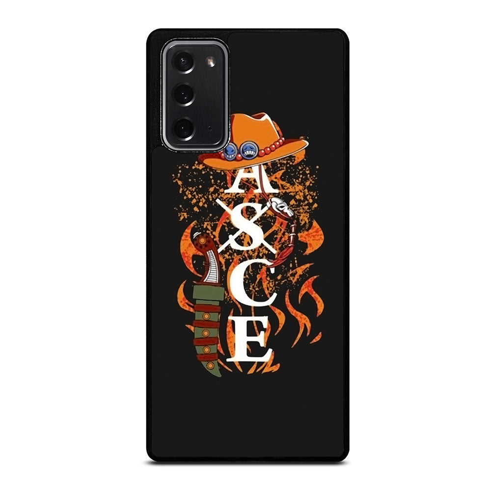PORTGAS D ACE TATTOO ONE PIECE Samsung Galaxy Note 20 Case Cover