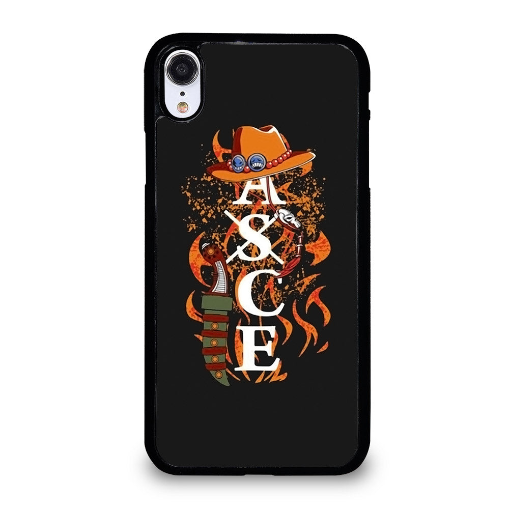 PORTGAS D ACE TATTOO ONE PIECE iPhone XR Case Cover