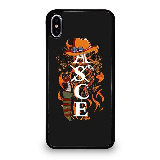 PORTGAS D ACE TATTOO ONE PIECE iPhone XS Max Case Cover