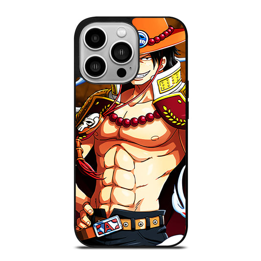 PORTGAS D ACE ONE PIECE ANIME iPhone 14 Pro Case Cover