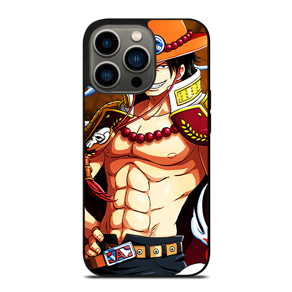 PORTGAS D ACE ONE PIECE ANIME iPhone 13 Pro Case Cover