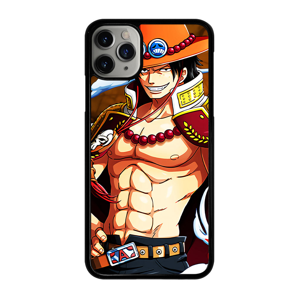 PORTGAS D ACE ONE PIECE ANIME iPhone 11 Pro Max Case Cover