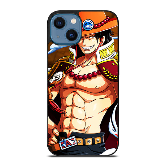 PORTGAS D ACE ONE PIECE ANIME iPhone 14 Case Cover