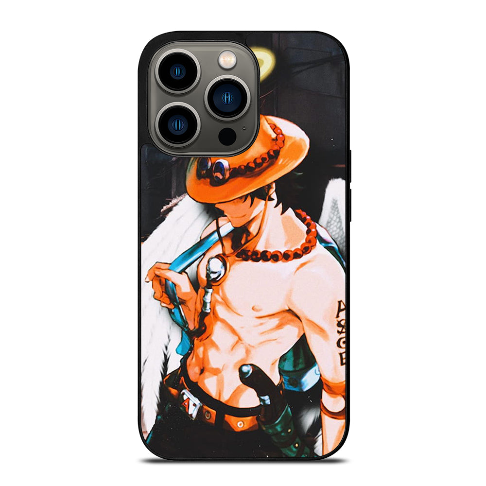 PORTGAS D ACE R.I.P ONE PIECE iPhone 13 Pro Case Cover