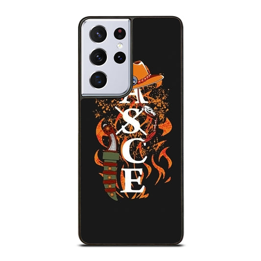 PORTGAS D ACE TATTOO ONE PIECE Samsung Galaxy S21 Ultra Case Cover