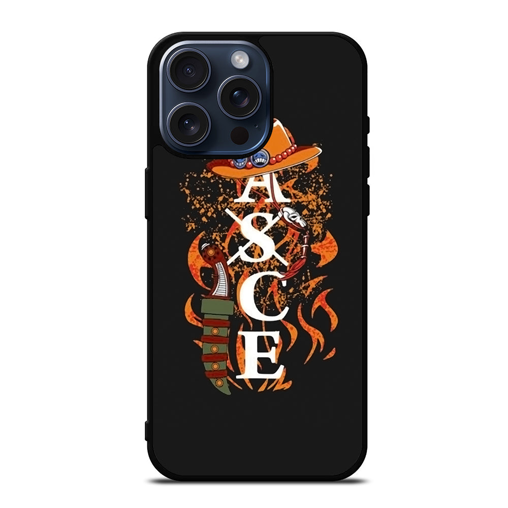 PORTGAS D ACE TATTOO ONE PIECE iPhone 15 Pro Max Case Cover
