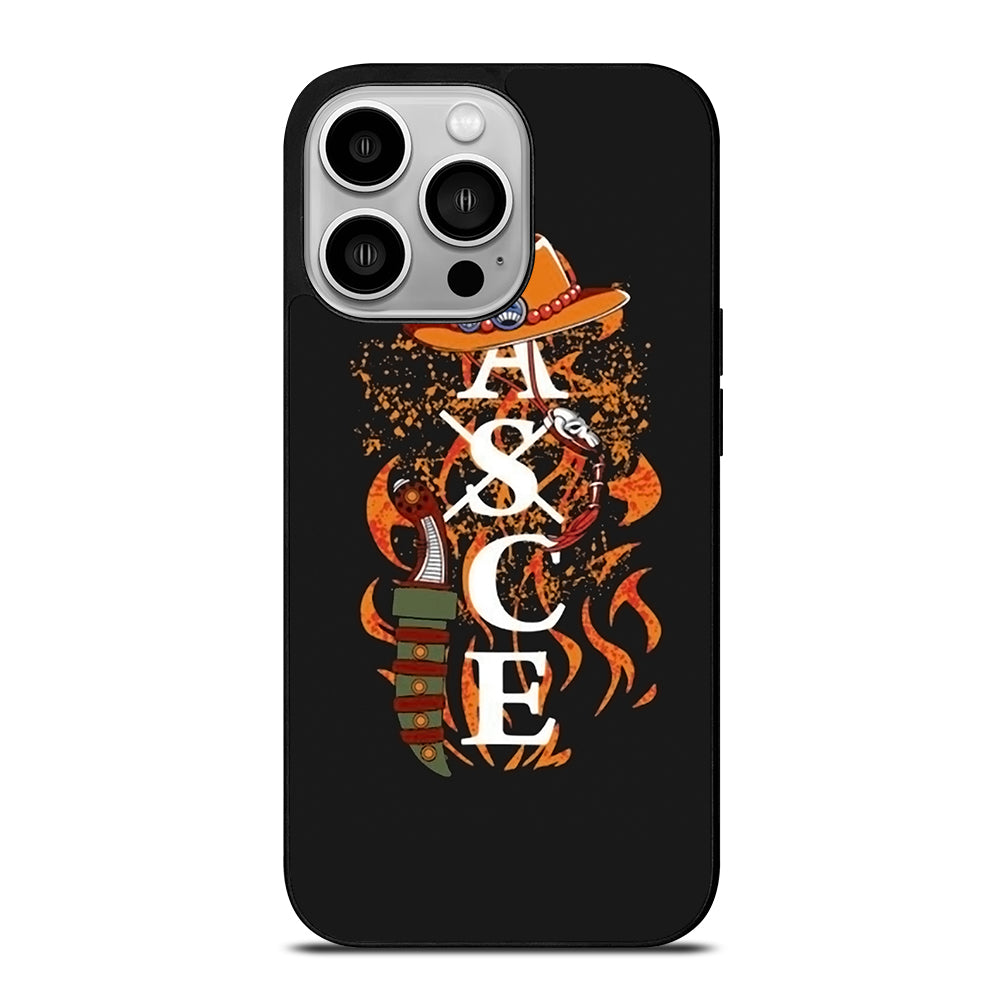 PORTGAS D ACE TATTOO ONE PIECE iPhone 14 Pro Case Cover