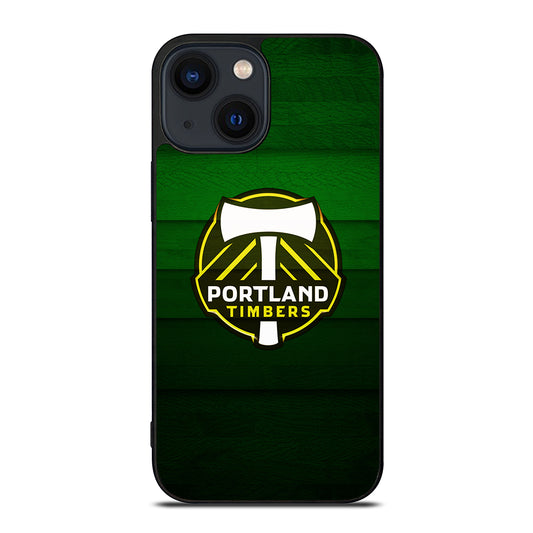 PORTLAND TIMBERS WOODEN LOGO iPhone 14 Plus Case Cover