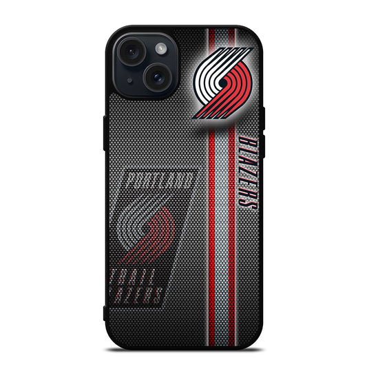 PORTLAND TRAIL BLAZERS MRTAL LOGO iPhone 15 Plus Case Cover