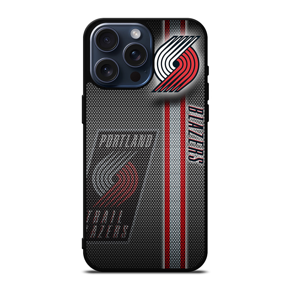 PORTLAND TRAIL BLAZERS MRTAL LOGO iPhone 15 Pro Max Case Cover