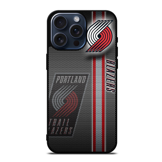 PORTLAND TRAIL BLAZERS MRTAL LOGO iPhone 15 Pro Max Case Cover