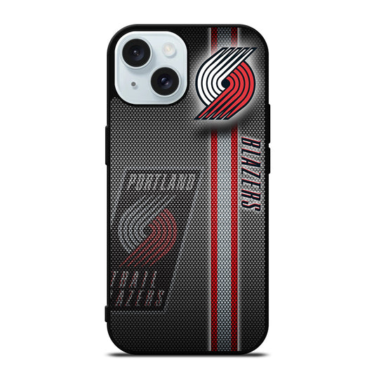 PORTLAND TRAIL BLAZERS MRTAL LOGO iPhone 15 Case Cover