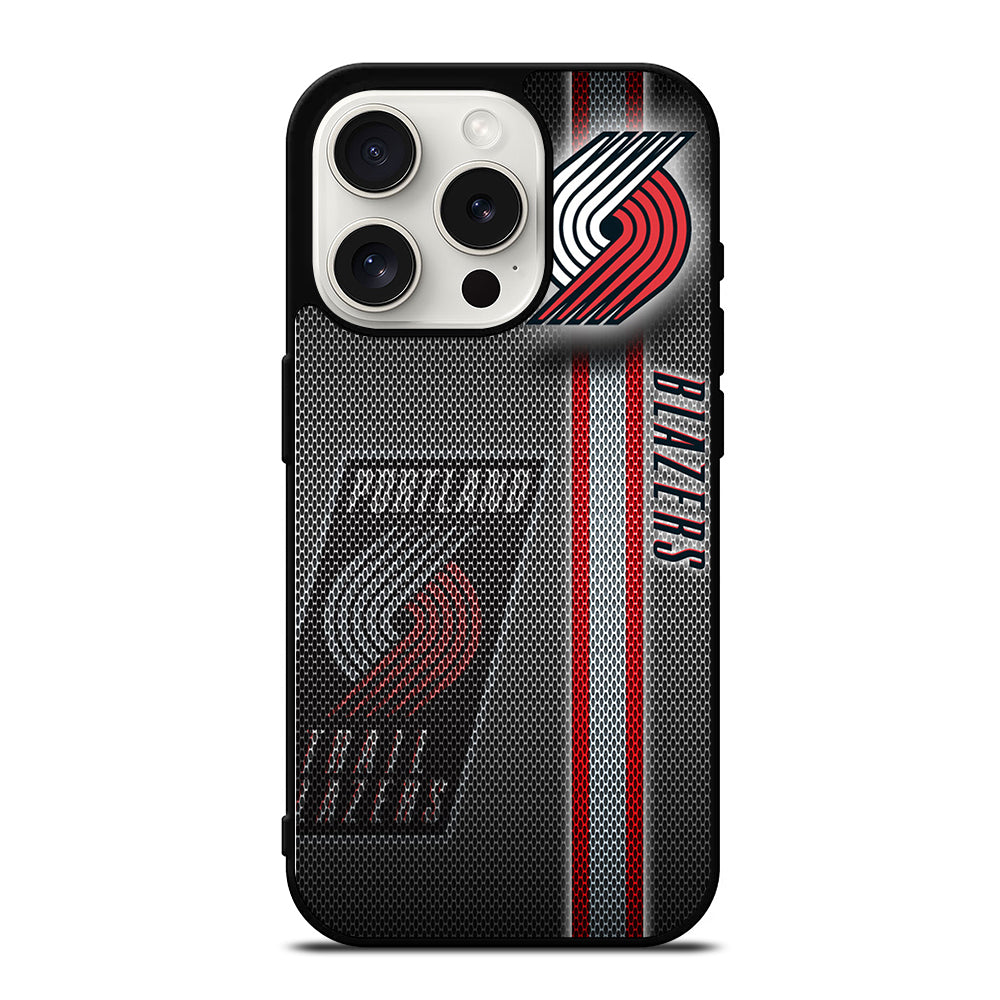 PORTLAND TRAIL BLAZERS MRTAL LOGO iPhone 15 Pro Case Cover