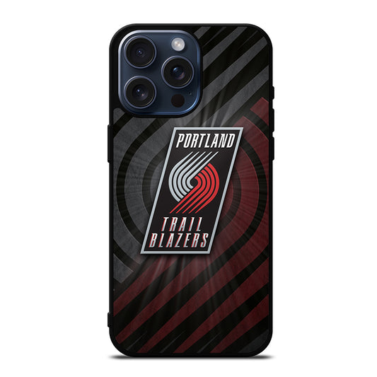 PORTLAND TRAIL BLAZERS NBA NASKETBALL iPhone 15 Pro Max Case Cover