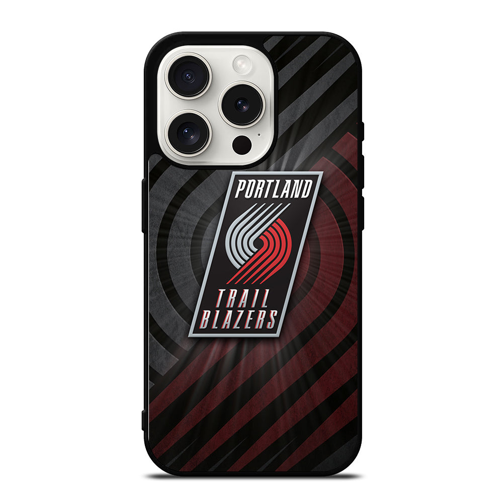 PORTLAND TRAIL BLAZERS NBA NASKETBALL iPhone 15 Pro Case Cover