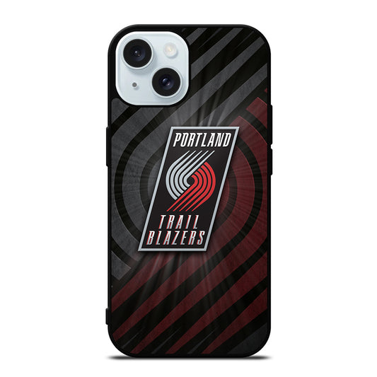 PORTLAND TRAIL BLAZERS NBA NASKETBALL iPhone 15 Case Cover