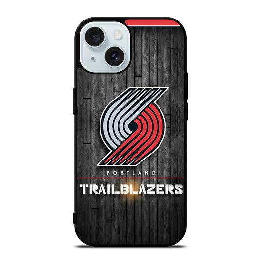 PORTLAND TRAIL BLAZERS SYMBOL 3 iPhone 15 Case Cover