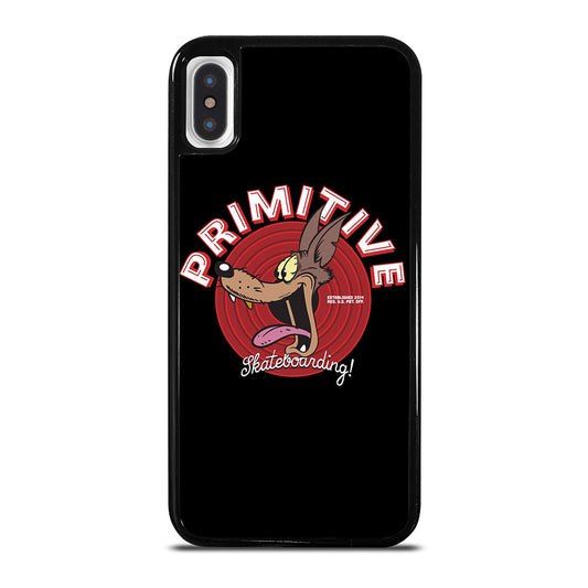 PRIMITIVE SKATEBOARDING CARTOON LOGO iPhone X / XS Case Cover