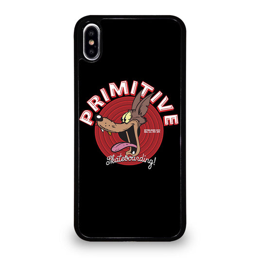 PRIMITIVE SKATEBOARDING CARTOON LOGO iPhone XS Max Case Cover