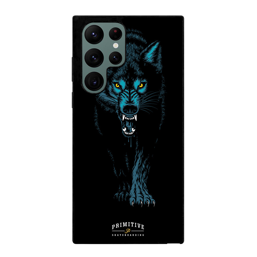 PRIMITIVE SKATEBOARDING LOGO WOLF Samsung Galaxy S22 Ultra Case Cover