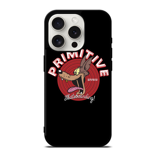 PRIMITIVE SKATEBOARDING CARTOON LOGO iPhone 15 Pro Case Cover