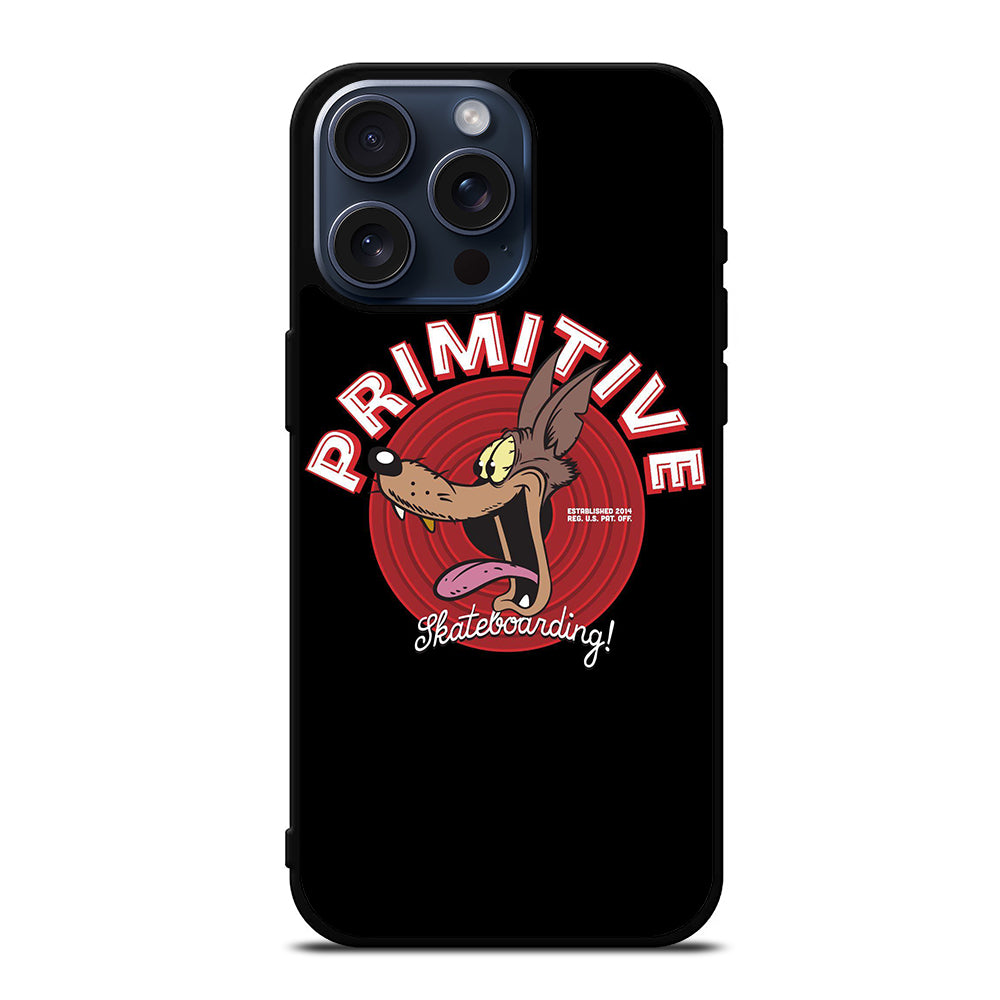 PRIMITIVE SKATEBOARDING CARTOON LOGO iPhone 15 Pro Max Case Cover