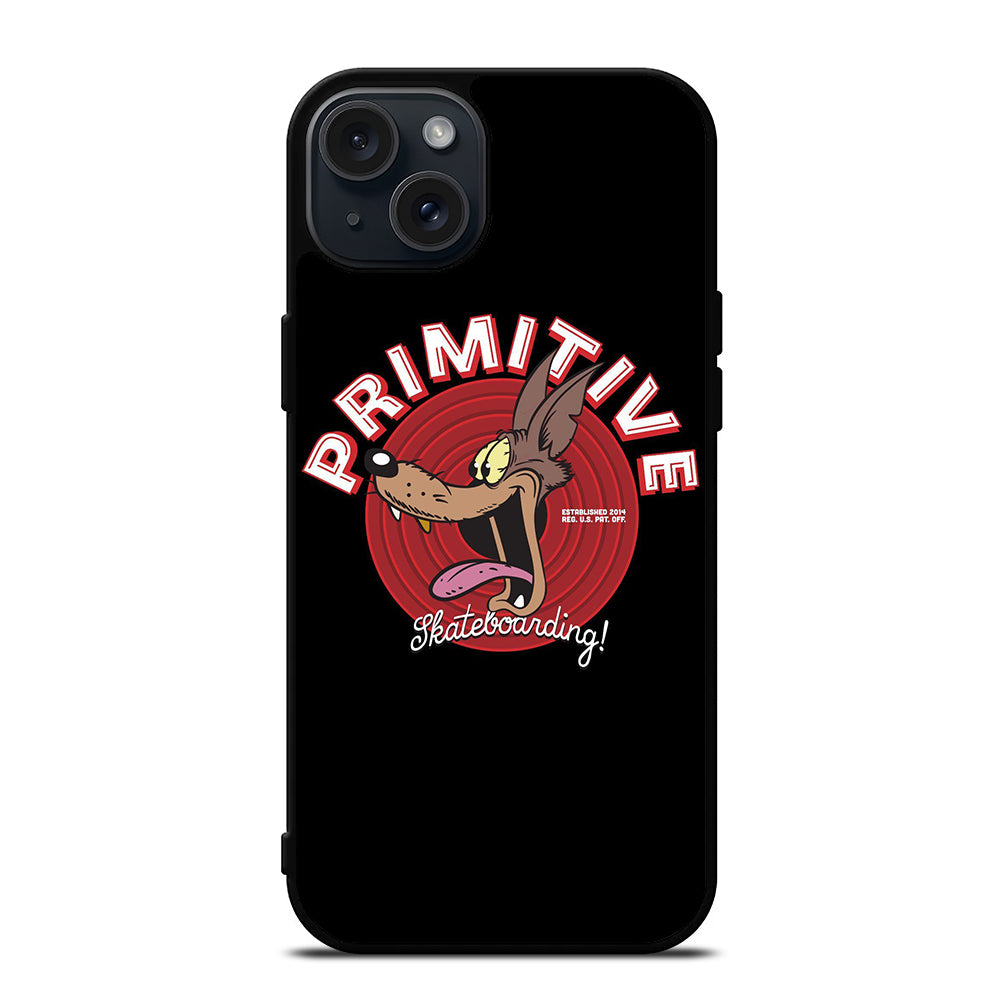 PRIMITIVE SKATEBOARDING CARTOON LOGO iPhone 15 Plus Case Cover
