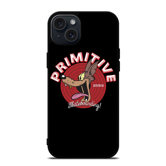 PRIMITIVE SKATEBOARDING CARTOON LOGO iPhone 15 Plus Case Cover