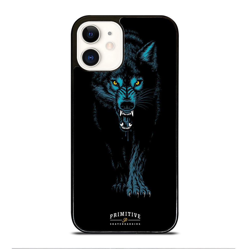 PRIMITIVE SKATEBOARDING LOGO WOLF iPhone 12 Case Cover