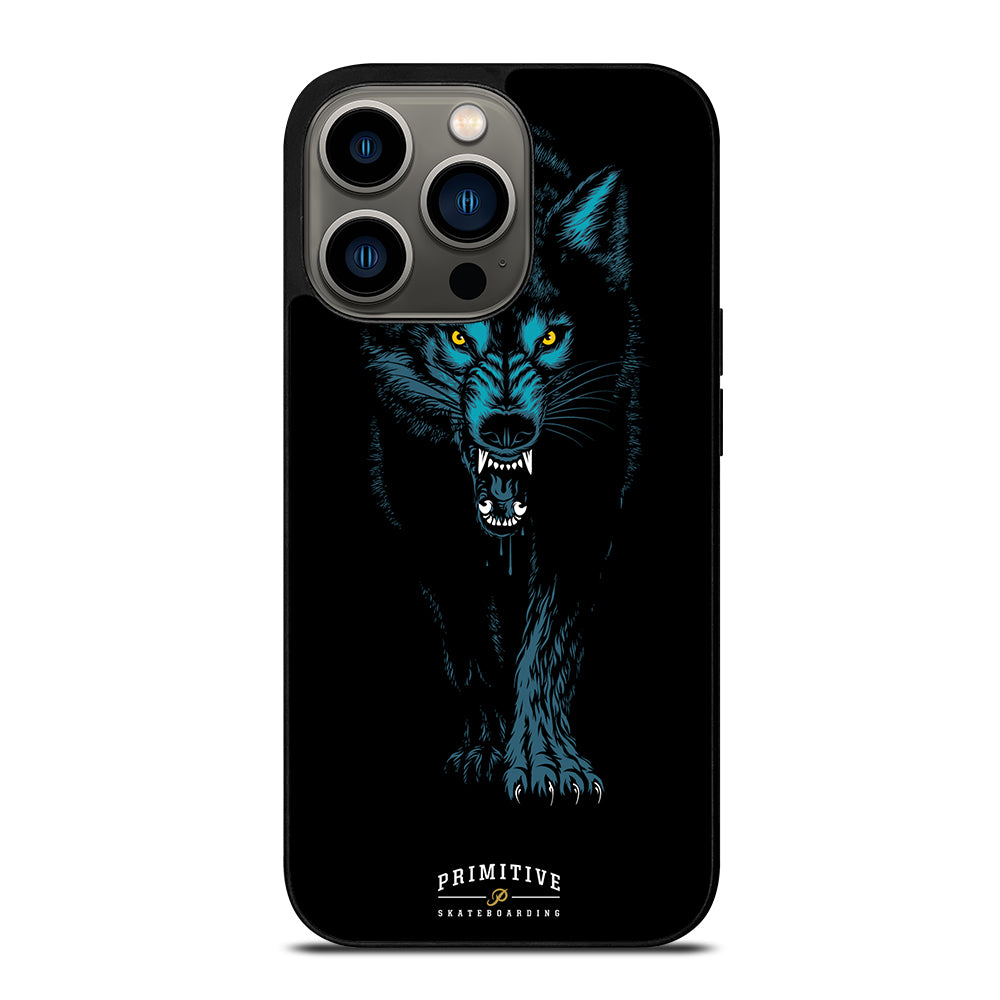 PRIMITIVE SKATEBOARDING LOGO WOLF iPhone 13 Pro Case Cover