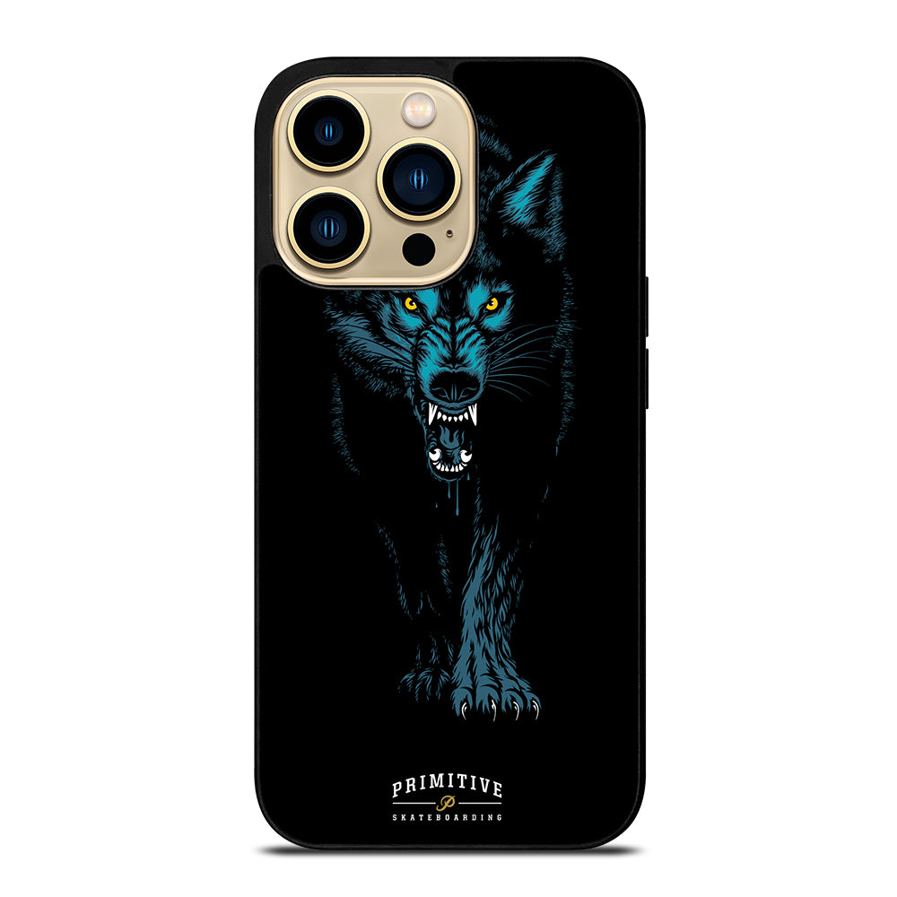 PRIMITIVE SKATEBOARDING LOGO WOLF iPhone 14 Pro Max Case Cover