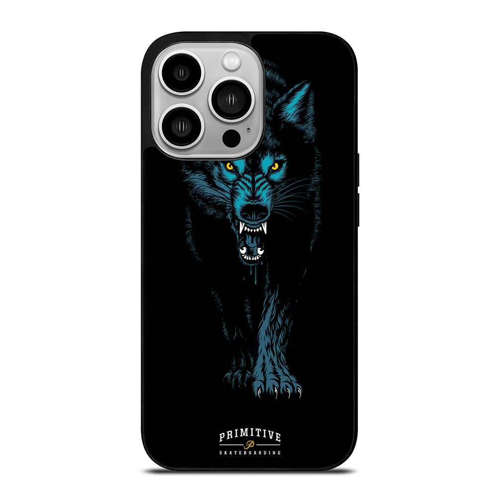 PRIMITIVE SKATEBOARDING LOGO WOLF iPhone 14 Pro Case Cover
