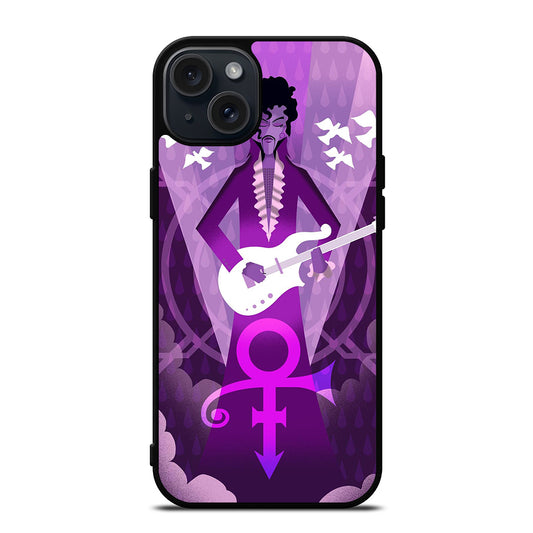 PRINCE PURPLE RAIN GUITAR iPhone 15 Plus Case Cover