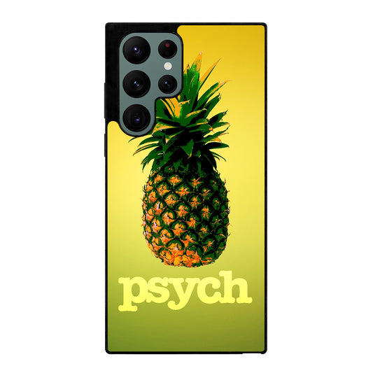 PSYCH PINEAPPLE LOGO Samsung Galaxy S22 Ultra Case Cover