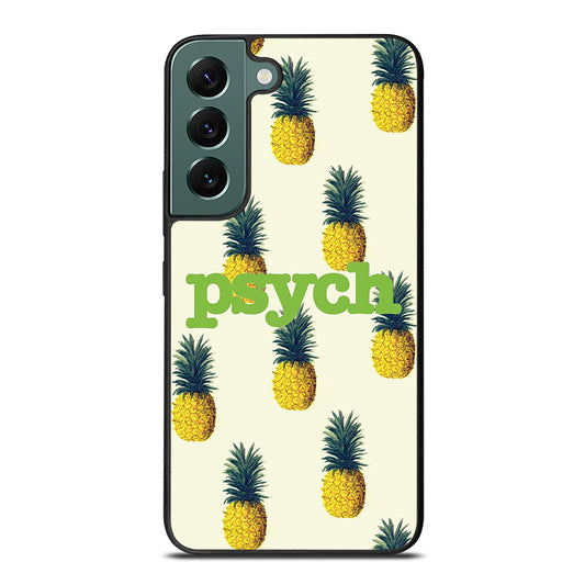 PSYCH PINEAPPLE PATTERN Samsung Galaxy S22 Case Cover