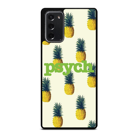 PSYCH PINEAPPLE PATTERN Samsung Galaxy Note 20 Case Cover