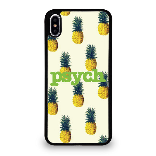 PSYCH PINEAPPLE PATTERN iPhone XS Max Case Cover