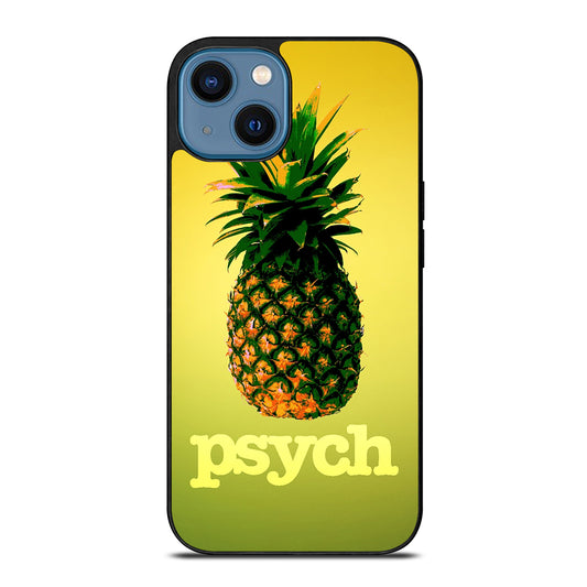 PSYCH PINEAPPLE LOGO iPhone 14 Case Cover