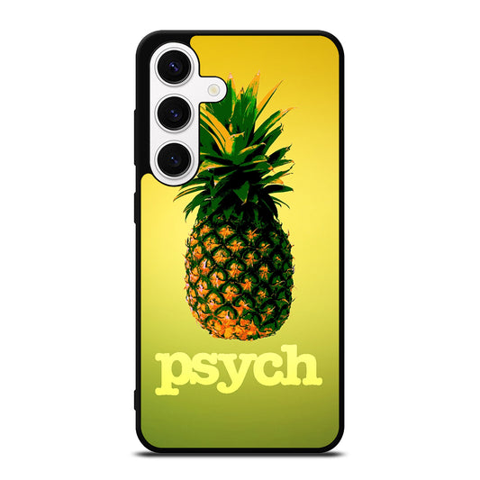 PSYCH PINEAPPLE LOGO Samsung Galaxy S24 Case Cover
