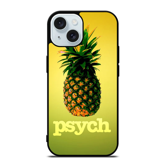 PSYCH PINEAPPLE LOGO iPhone 15 Case Cover