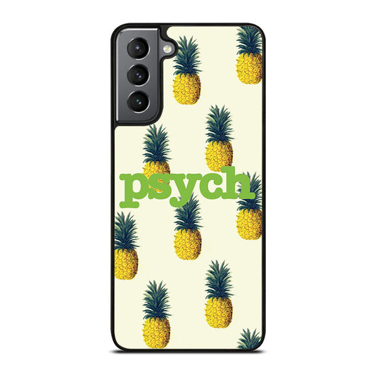 PSYCH PINEAPPLE PATTERN Samsung Galaxy S21 Plus Case Cover