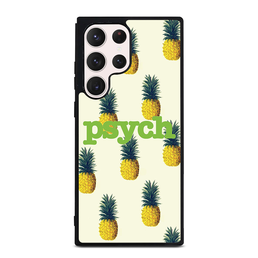 PSYCH PINEAPPLE PATTERN Samsung Galaxy S23 Ultra Case Cover