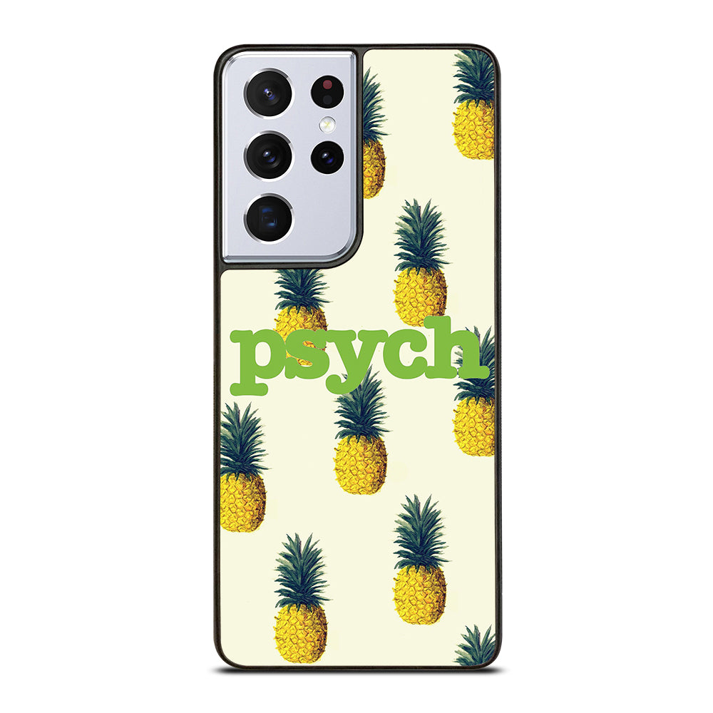PSYCH PINEAPPLE PATTERN Samsung Galaxy S21 Ultra Case Cover