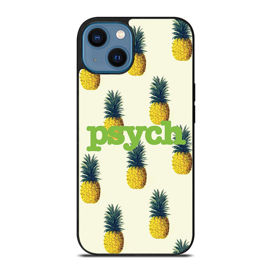 PSYCH PINEAPPLE PATTERN iPhone 14 Case Cover